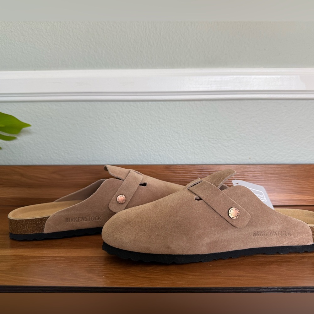 Birkenstock Men's Tan Suede Loafers